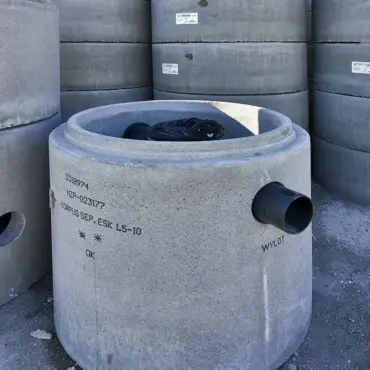 Separator lamelowy ESL-Z przygotowany do transportu