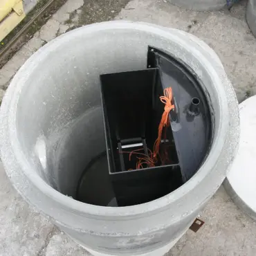 Separator lamelowy ESL-Z urządzenie przygotowane do transportu